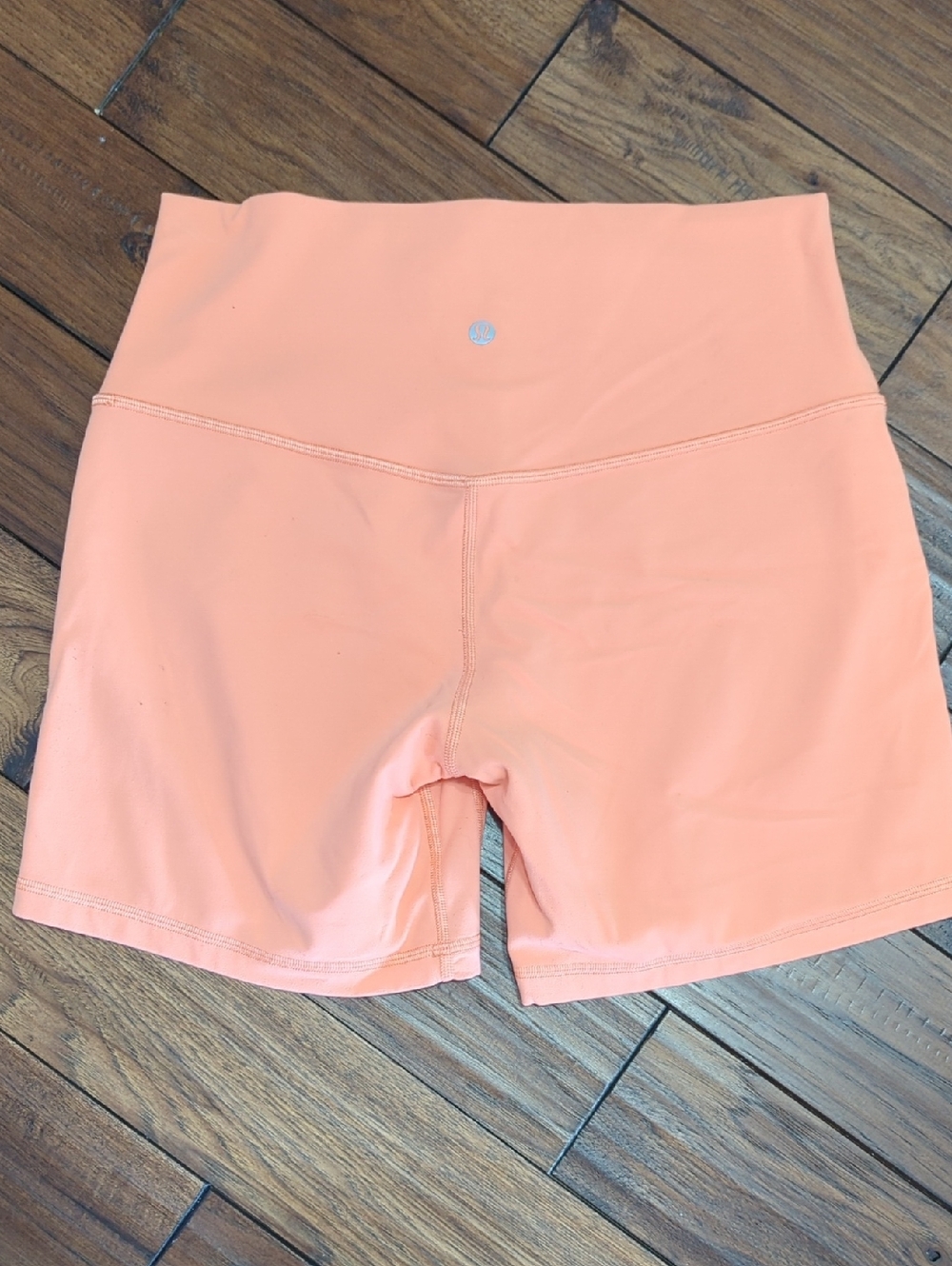 lululemon athletica Coral High-Rise Align Bike Shorts Size 10 Inseam 6 Inches